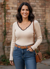 Load image into Gallery viewer, The Mocha Latte Ribbed Top (multiple color options)