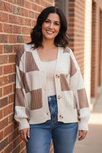 Load image into Gallery viewer, Autumn Cabin Checkerboard Cardigan