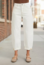 Load image into Gallery viewer, RISEN High Rise Barrel Cropped Jeans