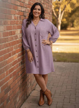 Load image into Gallery viewer, Everyday Muse Shirt Dress (multiple color options)