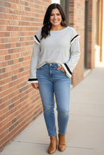 Load image into Gallery viewer, Harbor Side Ruffle Stripe Top