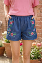 Load image into Gallery viewer, Embroidered Bloom Shorts