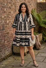 Load image into Gallery viewer, Bohemian Rhapsody Geometric Mini Dress
