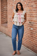 Load image into Gallery viewer, Secret Garden Soirée Ruffled Top