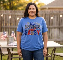 Load image into Gallery viewer, Star Spangled and Sassy Graphic T-Shirt