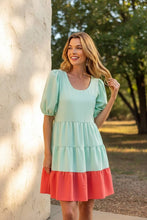 Load image into Gallery viewer, Harbor & Hue Tiered Mini Dress