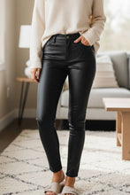 Load image into Gallery viewer, Midnight Muse Faux Leather Stretch Skinny Pants