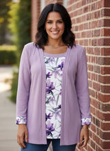 Load image into Gallery viewer, Petal Path Layered-Look Faux Top (multiple color options)