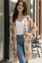 Load image into Gallery viewer, Wildflower Whispers Long Cardigan