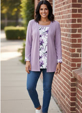 Load image into Gallery viewer, Petal Path Layered-Look Faux Top (multiple color options)