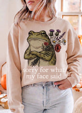 Load image into Gallery viewer, Sorry For What My Face Said Graphic Tee & Sweatshirt (multiple color options)