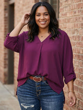 Load image into Gallery viewer, After Hours in Aspen V-Neck Blouse (multiple color options)