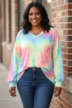 Load image into Gallery viewer, Cloudy Moments Tie Dye French Terry Top
