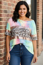 Load image into Gallery viewer, Sequins And Safari Tie-Dye Top