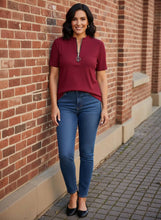 Load image into Gallery viewer, Velocity Ribbed Quarter-Zip Top (multiple color options)