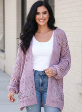 Load image into Gallery viewer, Stellar Stream Openwork Cardigan (multiple color options)