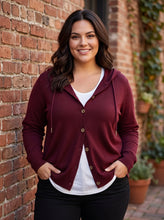 Load image into Gallery viewer, Take It Easy Hooded Cardigan (multiple color options)