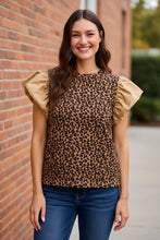 Load image into Gallery viewer, Safari Silhouette Pointelle Top