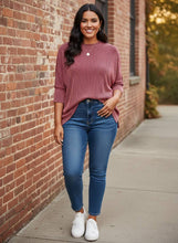 Load image into Gallery viewer, Endless Ease Relaxed Half-Sleeve Top (multiple color options)