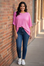 Load image into Gallery viewer, Palisades Oversized Cloud Tee in Candy Pink