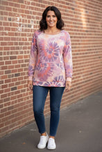 Load image into Gallery viewer, Cosmic Swirl Tie-Dye Terry Hoodie