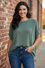 Load image into Gallery viewer, Cloud Soft Drape Knit Top in Jade