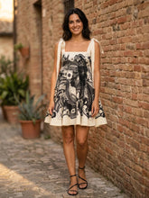 Load image into Gallery viewer, Midnight in Milan Tie-Shoulder Mini Dress (2 color options)