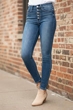 Load image into Gallery viewer, JUDY BLUE High Rise Button Fly Skinny Jeans
