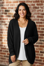 Load image into Gallery viewer, All Day Comfort Ribbed Cocoon Cardigan (multiple color options)