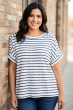 Load image into Gallery viewer, Daily Drift Jacquard Tee in Denim