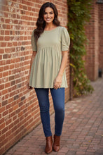 Load image into Gallery viewer, Sunday Morning Sweetheart Babydoll Top