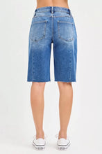 Load image into Gallery viewer, RISEN Raw Hem Slouchy Seamed Jorts