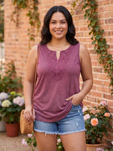 Load image into Gallery viewer, Sweet Meadow Lace Tank (multiple color options)