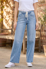 Load image into Gallery viewer, RISEN Relaxed Fit Drawstring Waist Jeans
