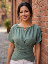 Load image into Gallery viewer, Meadow Glow Beaded Blouse (multiple color options)