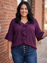 Load image into Gallery viewer, Gracefully Ruffled Blouse (multiple color options)