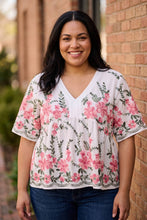 Load image into Gallery viewer, Blooming Daydream Embroidered Blouse