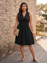 Load image into Gallery viewer, Twisted Bliss Sleeveless Twist Knot Front Casual Dress (multiple color options)