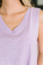 Load image into Gallery viewer, Getting Good V-Neck Tank in Lilac