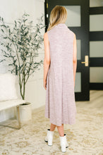 Load image into Gallery viewer, Glam Dress and Cardigan Set in Wine