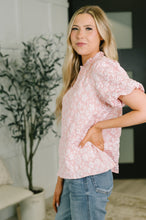 Load image into Gallery viewer, Growing Together Notch Neck Puff Sleeve Top