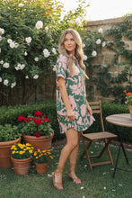 Load image into Gallery viewer, Summer Vacation Floral Shirt Dress