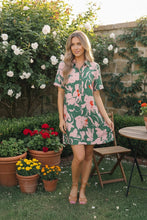 Load image into Gallery viewer, Summer Vacation Floral Shirt Dress