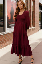 Load image into Gallery viewer, Burgundy Magic Maxi Dress