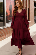 Load image into Gallery viewer, Burgundy Magic Maxi Dress