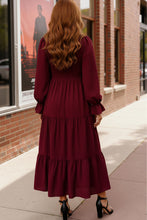 Load image into Gallery viewer, Burgundy Magic Maxi Dress