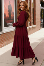 Load image into Gallery viewer, Burgundy Magic Maxi Dress