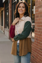 Load image into Gallery viewer, Cabin Weekend Button-Up Corduroy Shacket