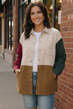Load image into Gallery viewer, Cabin Weekend Button-Up Corduroy Shacket