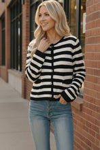 Load image into Gallery viewer, The Parisian Stripe Cardigan
